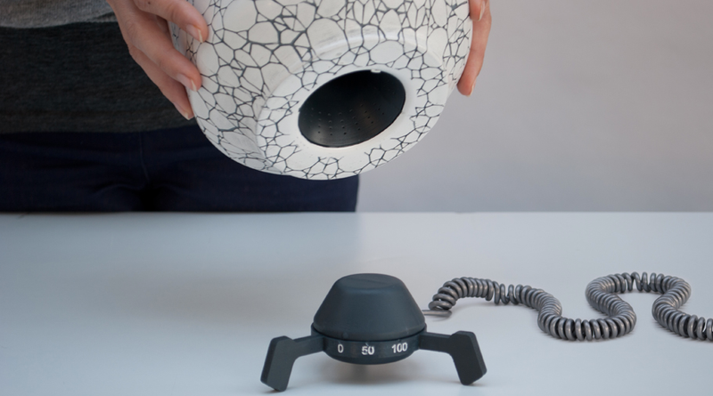 Illustration for article titled 3D-Printed Electric Water Kettle Inspired by Nautilus Shells
